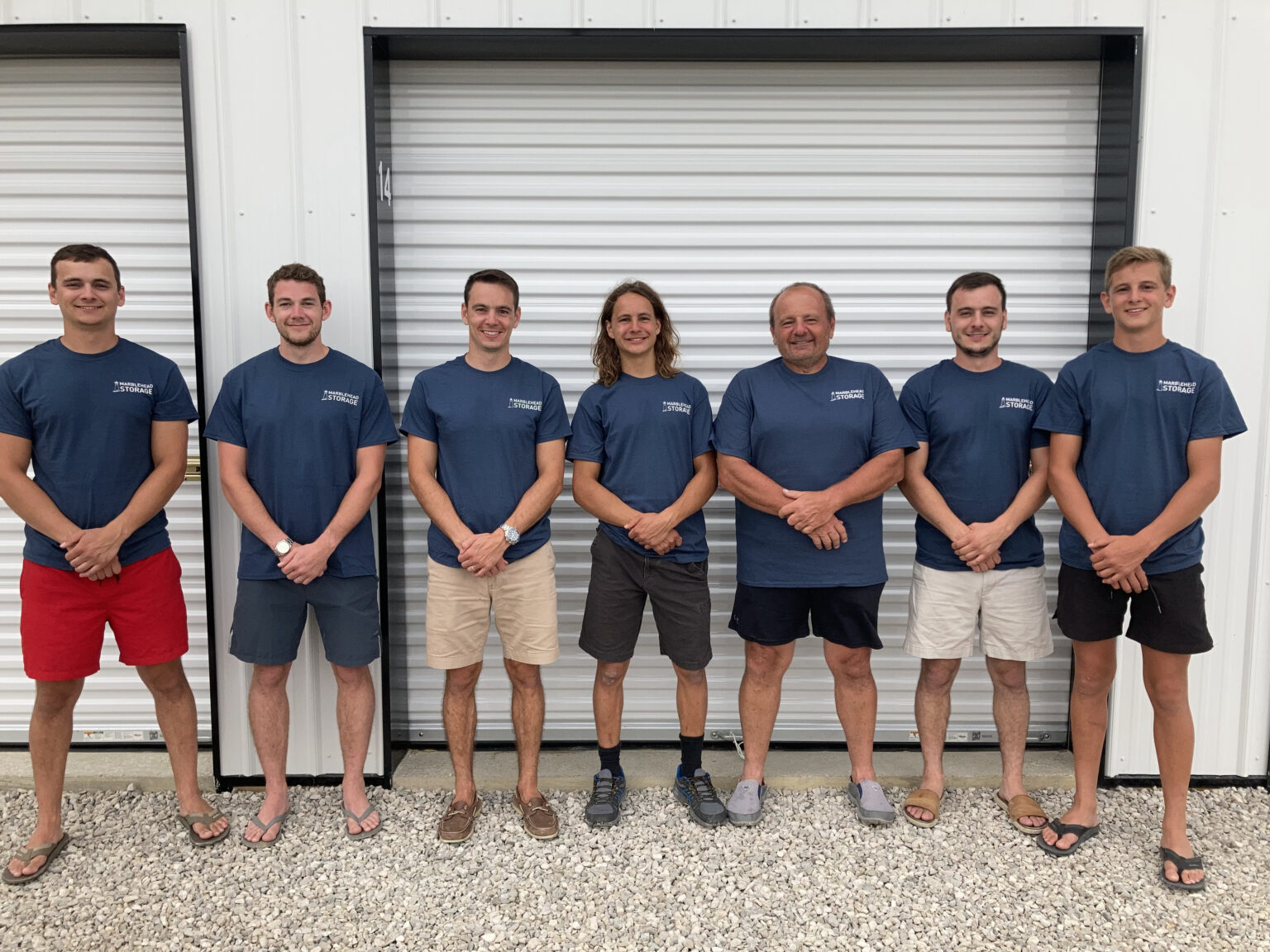 Marblehead Storage team members standing together